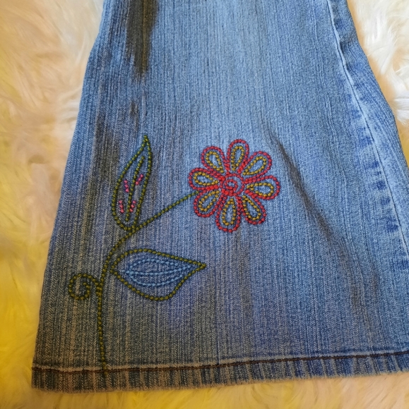 VINTAGE BOHO Floral Threaded Jeans - Picture 5 of 12